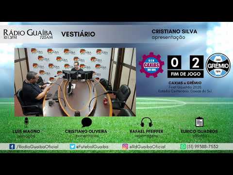 Futebol Guaíba: Caxias 0 x 2 Grêmio, final do Gauchão 2020 (26/08/2020)
