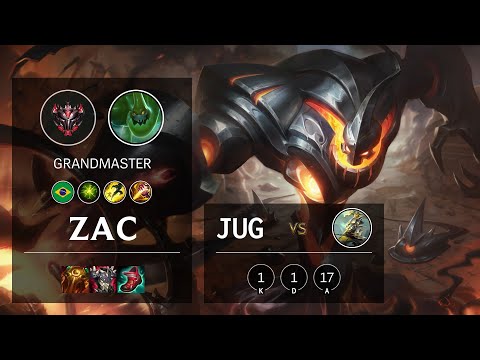 Zac Jungle vs Master Yi - BR Grandmaster Patch 11.5