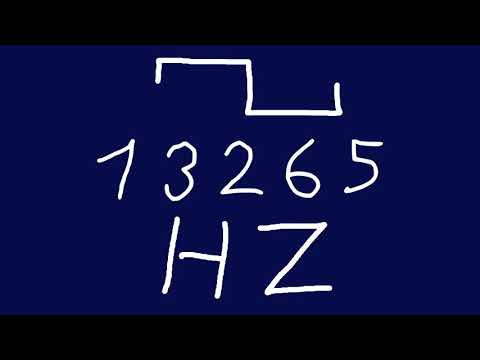 13265 hz square