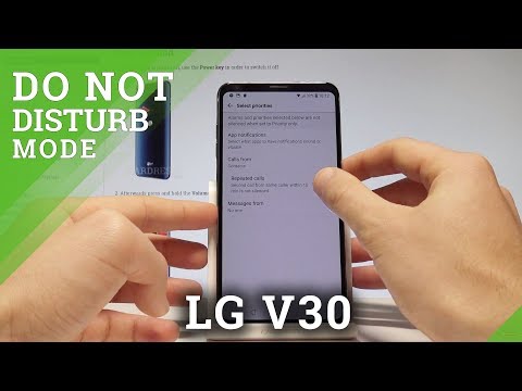 How to Allow Do Not Disturb on LG V30 - Set Up Do Not Disturb Settings |HardReset.Info