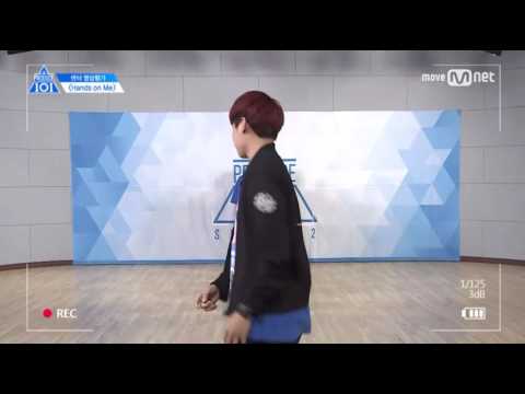 Produce 101 Season 2 Kim Jae Hwan "Hands on Me" Center Video Evaluation