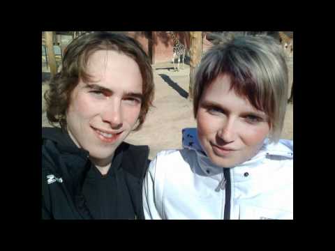 Ski jumpers and their girlfriends or wifes