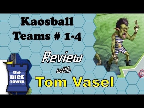 Dice Tower Reviews: Kaosball, Teams # 1 - 4