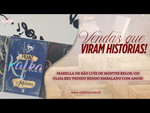 Pedido embalado e enviado para Isabella de São Luís de Montes Belos (GO) #aplibros