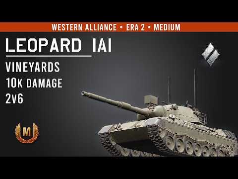 Leopard 1A1 | 10k Damage | Vineyards [ WoT Console: CW ]