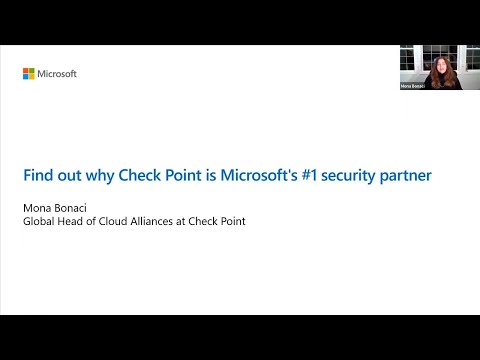 Find out why Check Point is Microsoft's #1 security partner | OD321