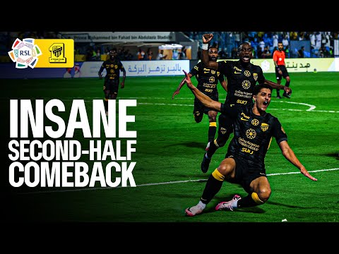 For 4-0 to 4-4 ⚽️⚽️⚽️⚽️ | Al Ittihad's historic comeback vs. Al Khaleej 💪