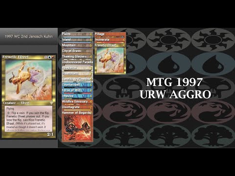 MTG 1997 Worlds Seattle URw Aggro vs Mono Red [ManaLink 3.0]