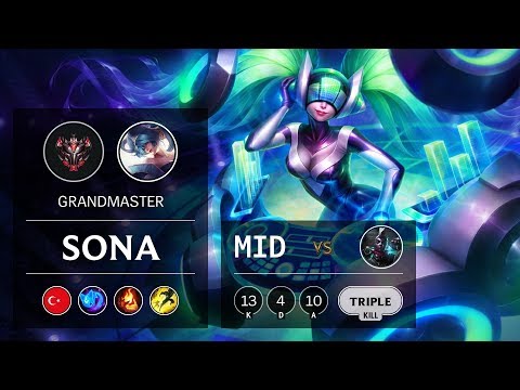 Sona Mid vs Ekko - TR Grandmaster Patch 9.19