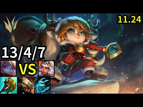 Poppy Jungle vs Qiyana - KR Grandmaster | Patch 11.24
