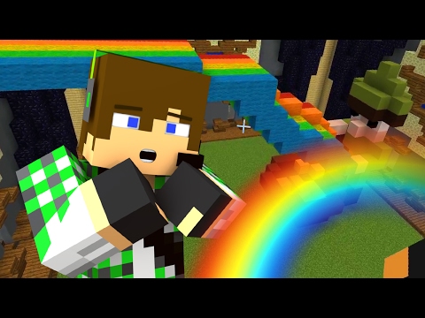 UNBELIEVABLE! Find the Secret at the End of the Rainbow - Minecraft Build Battles