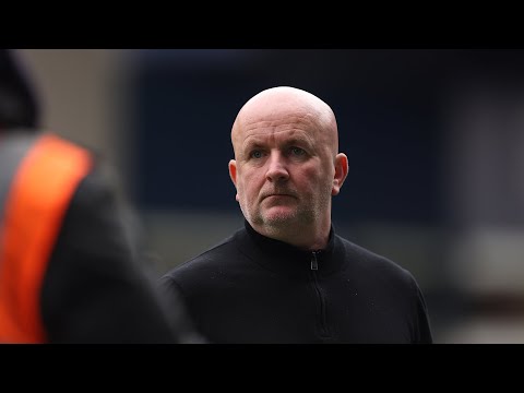 David Martindale reacts to Livingston's defeat to Rangers