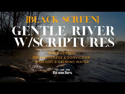 [GET SOME REST] Bible Meditation On Awareness | 7 Hours | Rich lo-fi | Calming Water #asmr #lofi