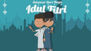 Download lagu Selamat Hari Raya Idul Fitri Teman Teman - Gatot Bocah Animasi mp3