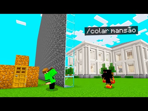 Trolei meu AMIGO na BATALHA DE CONSTRUÇÃO do MINECRAFT