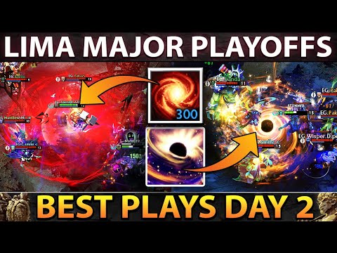 Dota 2 Best Plays of Lima Major - Playoffs Day 2