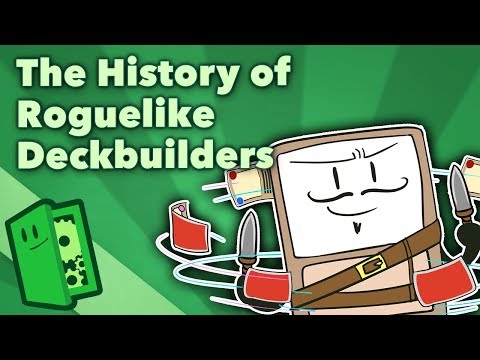 The History of Roguelike Deckbuilders - From Playing Cards to CCGs and Beyond - Extra Credits