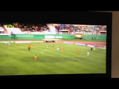 Junior Kabananga Bicycle Kick Goal (Congo-Ivory Coast)