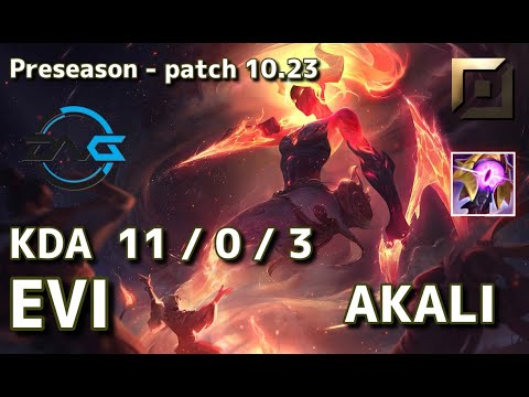 【韓国サーバー/GM】DFM Evi アカリ(Akali) VS KT Ucal レネクトン(Renekton) TOP - Patch10.23 KR Ranked【LoL】