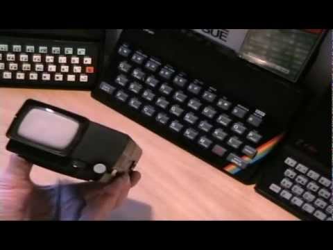 Vintage Sinclair Microvision MTV1b 1978 pocket tube  b/w TV