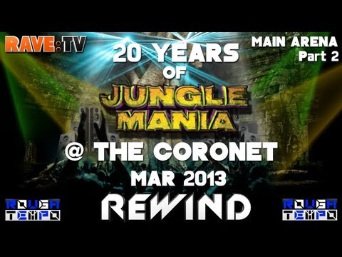 20 YEARS OF JUNGLE MANIA (Part2) - RAVE:TV @Coronet - London - April 2013