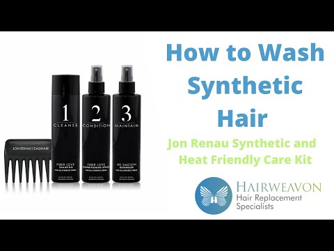 How to Wash Synthetic Hair | Jon Renau Synthetic and Heat Friendly Synthetic Hair Care Kit