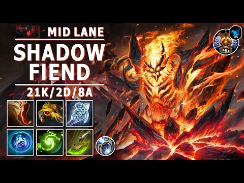 Shadow Fiend Mid Lane | 7.30e | Savage SF Mid Play | Dota 2 Immortal Gameplay