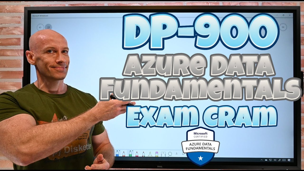 RETIRED - NEW VERSION IN DESCRIPTION - DP-900 Azure Data Fundamentals Exam Cram Whiteboard Video