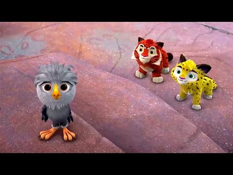 Leo and Tig 🦁 Bird day 🦅🐯 Funny Family Good Animated Cartoon for Kids