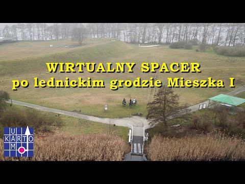 Virtual tour of the stronghold of Mieszko I in Ostrów Lednicki
