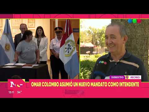 Recreo: Marcelo Colombo asumió un nuevo mandato como intendente
