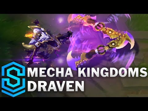 Mecha Kingdoms Draven Skin Spotlight - Pre-Release - League of Legends