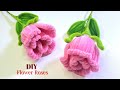 CREATE Your Own Beautiful ROSE Flower With Pipe Cleaners