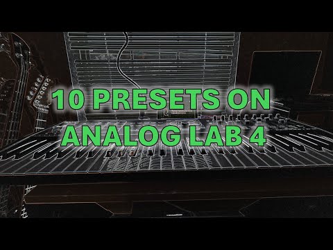 10 PRESETS ON ANALOG LAB 4| Arturia Keylab 61 mkii