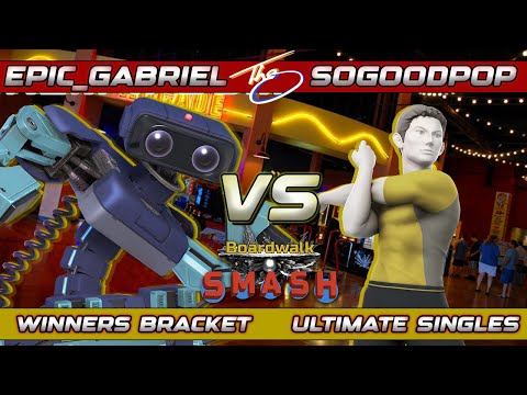 Boardwalk Smash #91 Winners Pools - Epic_Gabriel (R.O.B) Vs. SoGoodPop (Wii Fit) Smash Ultimate SSBU