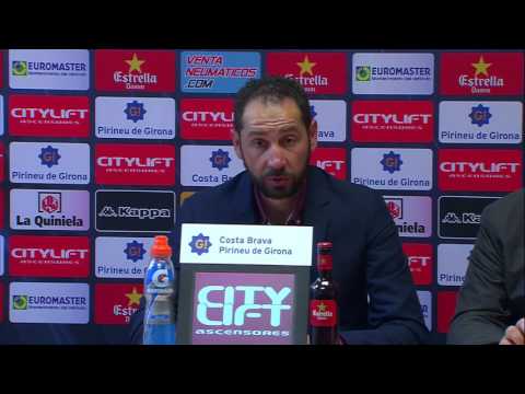 Rueda de prensa de Machín tras el Girona FC (1-0) RCD Mallorca