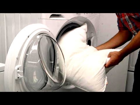 Как правильно стирать пуховые подушки в стиральной машине