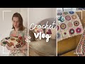 Vlog crochet : on crochète ensemble ma couverture en Sunburst Granny Square