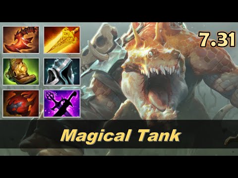 Primal Beast Mid, Magical Tank Build | Dota 2 7.31 New Meta Highlights