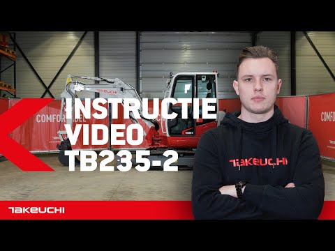 Instructievideo Takeuchi TB235-2 Minigraver