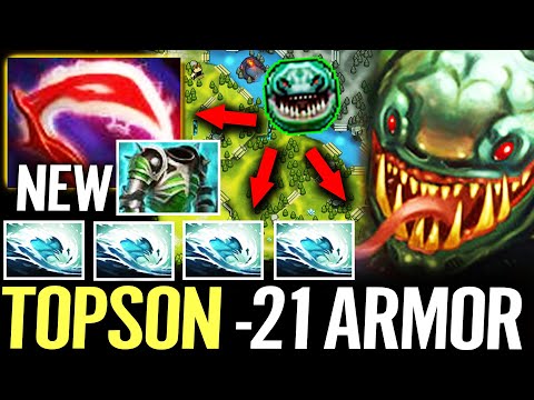🔥 TOPSON Tidehunter -21 Armor MID — NEW Desolator + Assualt Gush 0/3/2 Hard Comeback Dota 2 Pro