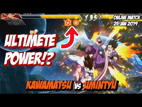 Kawamatsu come back with Ultimate Power ?! Kawamatsu vs Umintyu | DBFZ Online Match 25 Jan 2019