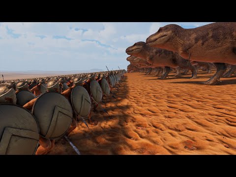 1.000.000 SPARTANS VS 10.000 T-REX - ULTIMATE EPIC BATTLE SIMULATOR 2 - UEBS 2