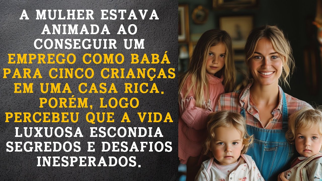 A Babá Inesperada: O Que Aconteceu Quando Ela Cuidou de 5 Crianças em uma Casa Rica?