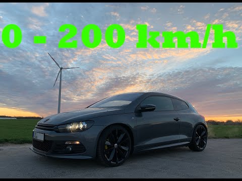 VW Scirocco 2.0 TSI DSG / Beschleunigung Acceleration 0-200