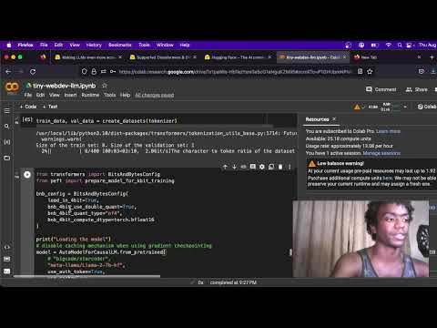 Fine-tuning Llama 2 w/ QLoRa |  Building a Tiny Webdev LLM