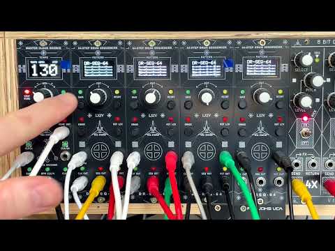 DR-SEQ-64 VITA SYNTHS - 64-Step Drum Sequencer Eurorack Trigger image 7