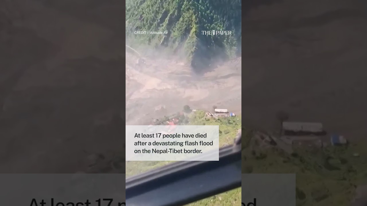 Britons among hundreds missing in deadly flash flood on Nepal-Tibet border