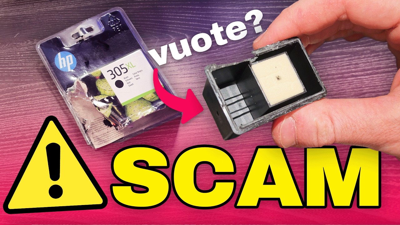 LE CARTUCCE D'INCHIOSTRO DELLE STAMPANTI SONO UNO SCAM? 🤬 Ecco le prove ASSURDE! 😨