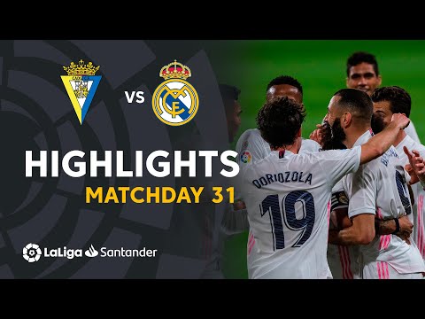 Gols e lances de Cadiz x Real Madrid